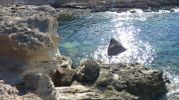 Rocas del acantilado de Es Ram Formentera