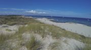 Platja de sa Senyora en la isla de Espalmador desde las dunas