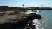 Varias zonas de bao en la playa de la savina