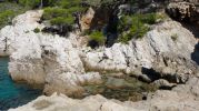 Piscinas naturales en la Cova d'es Vellmar