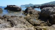 rocas erosionadas por las olas