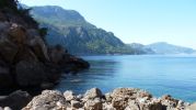 Vistas de la costa de Mallorca desde Sa Foradada