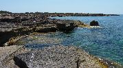 rocas erosionadas por las olas