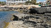 rocas erosionadas por las olas