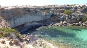 Cala en Baster desde arriba del acantilado