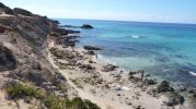 Extremo este de la playa Es Copinyar Formentera
