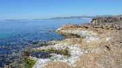 rocas erosionadas por las olas