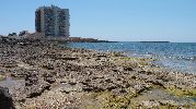 rocas erosionadas por las olas